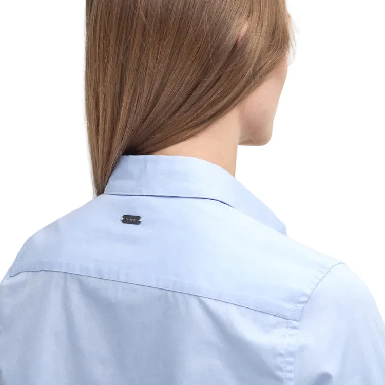 Barbour Ladies Derwent Shirt - Pale Blue/Hessian Tartan - Image 6