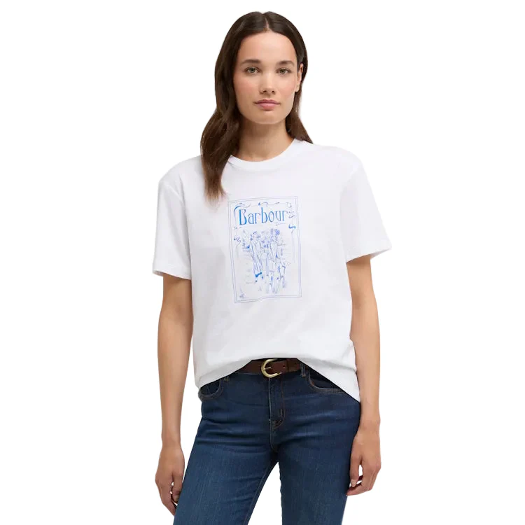 Barbour Ladies Hambleton T-Shirt - White