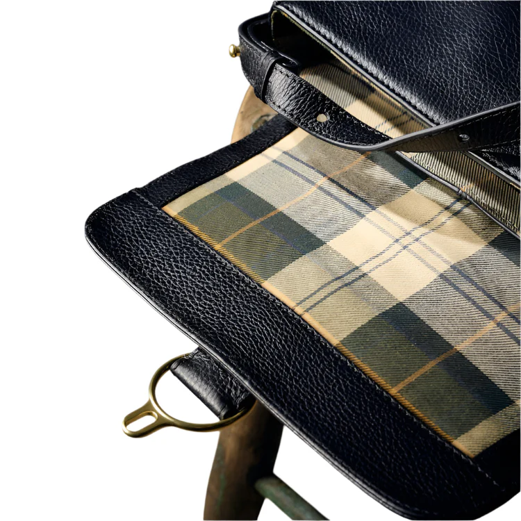 Barbour Ladies Rosa Leather Crossbody Bag - Black - Image 3