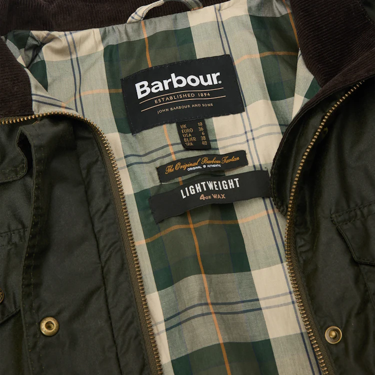 Barbour Ladies Summer Sapper Wax Jacket - Archive Olive/Ancient - Image 7