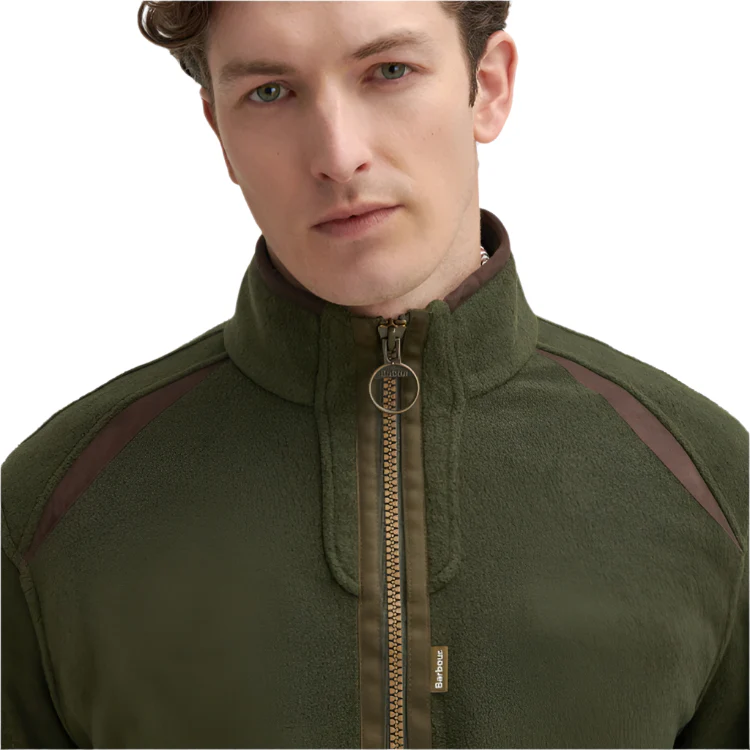 Barbour Langdale Fleece Jacket - Forest - Image 6