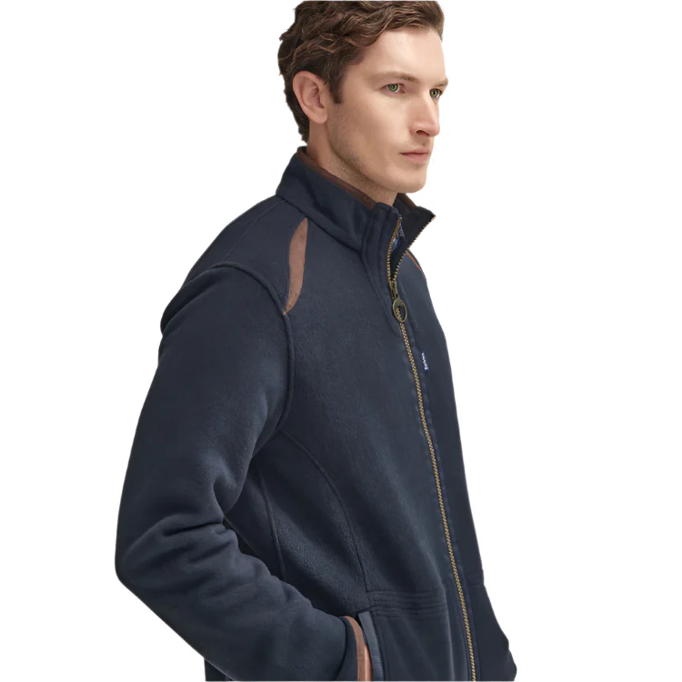 Barbour Langdale Fleece Jacket - Navy - Image 5