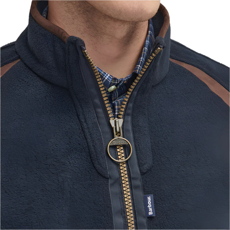 Barbour Langdale Fleece Jacket - Navy - Image 8