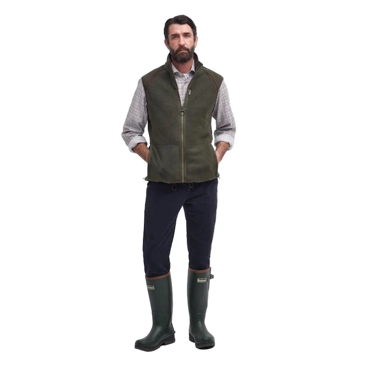 Barbour Langdale Fleece Gilet - Olive - Image 4