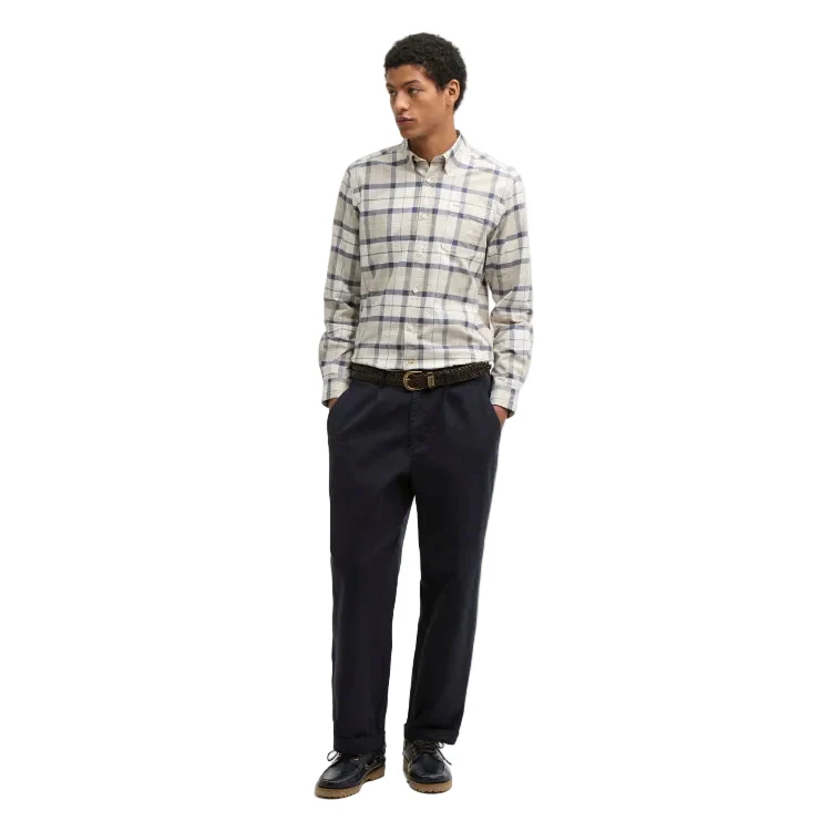 Barbour Lewis Tailored Shirt - Oban Mist Tartan - Image 4