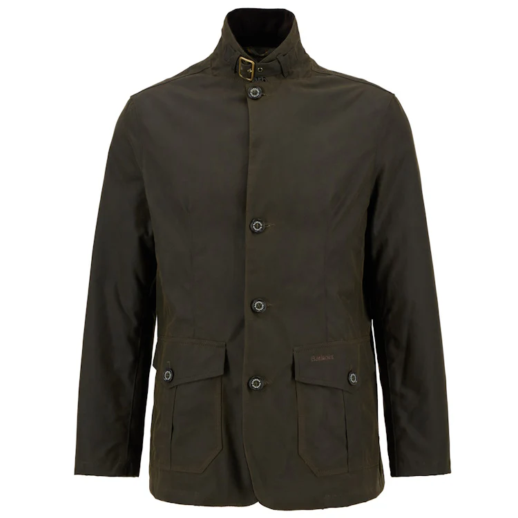 Barbour Lutz Wax Jacket - Olive