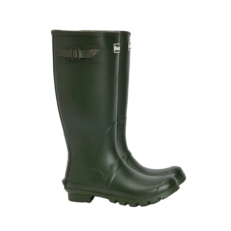 Barbour Mens Bede Wellingtons - Olive - Image 3