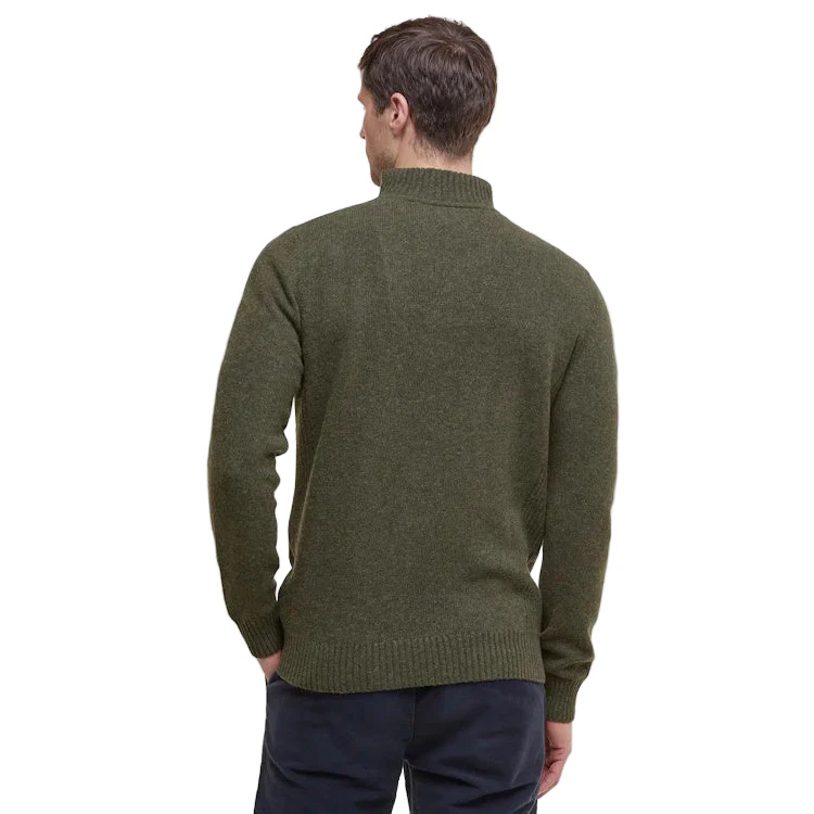 Barbour Nelson Essential Half Zip Sweater - Seaweed - Image 2