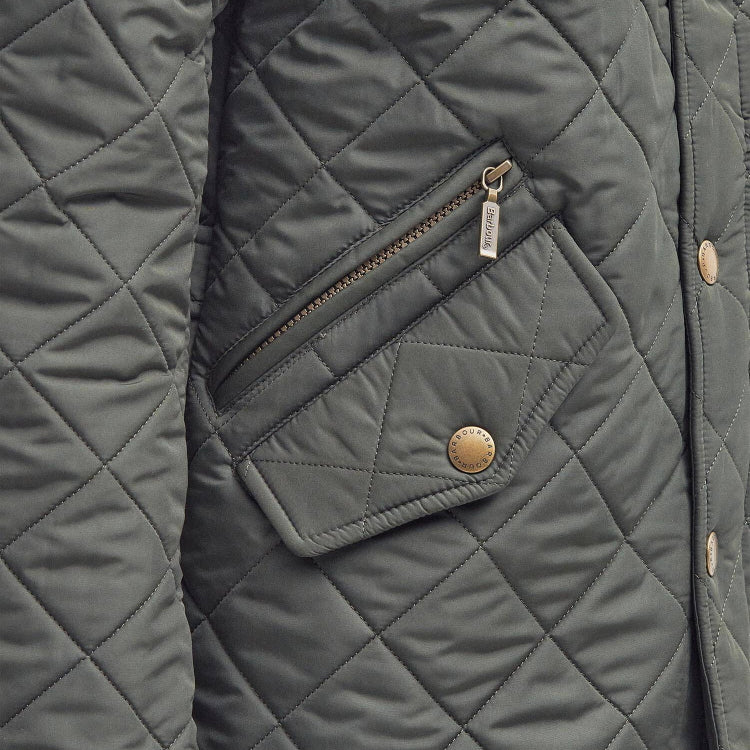 Barbour Powell Quilt Jacket - Sage - Image 3