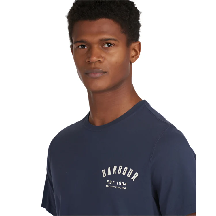 Barbour Preppy T-Shirt - New Navy - Image 5