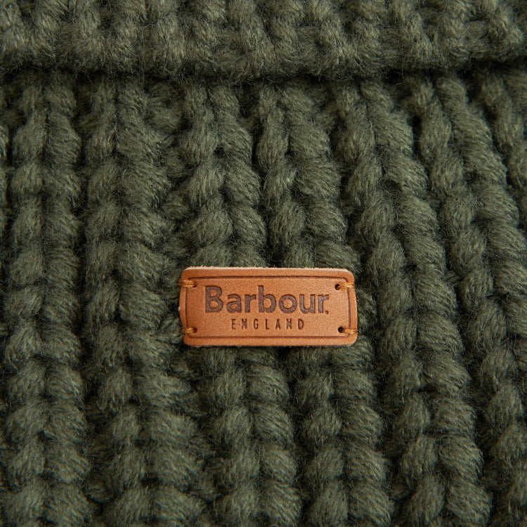 Barbour Saltburn Dog Jumper - Olive - Image 6
