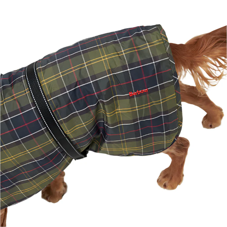 Barbour Tartan Dog Drying Robe - Classic Tartan - Image 5