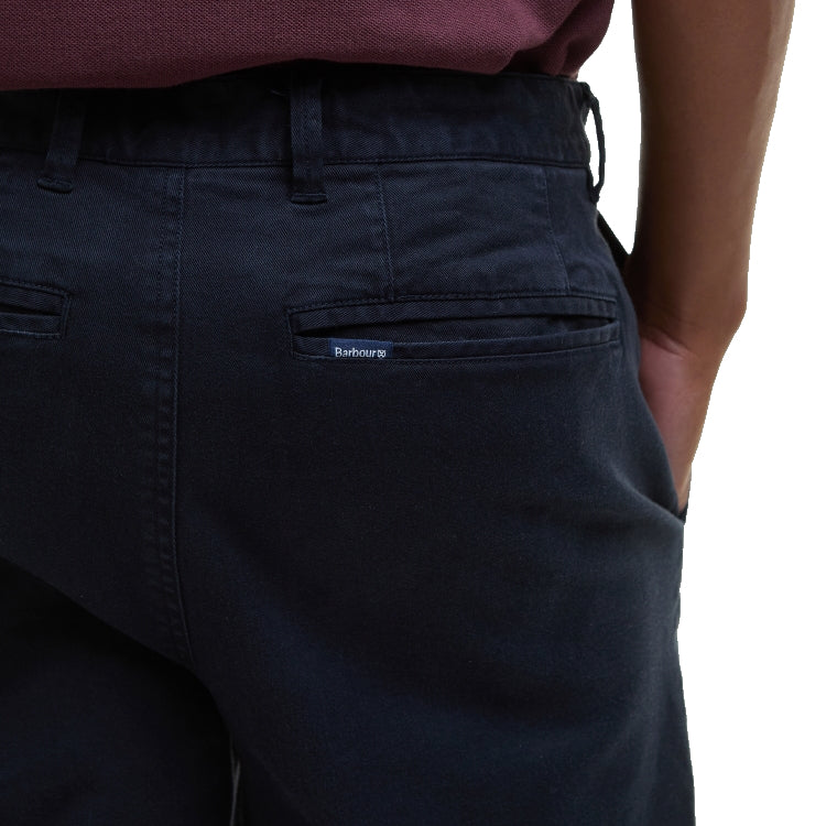 Barbour Washed Twill Chino Shorts - Dark Navy - Image 5