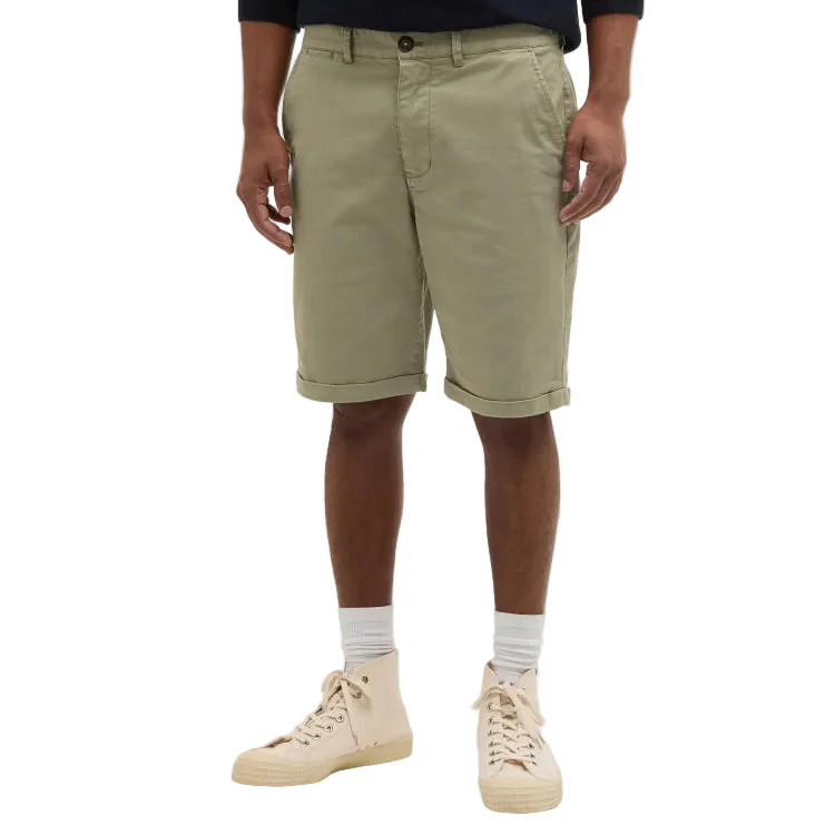 Barbour Washed Twill Chino Shorts - Laurel Green - Image 2