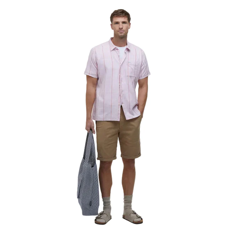 Barbour Washed Twill Chino Shorts - Stone - Image 4