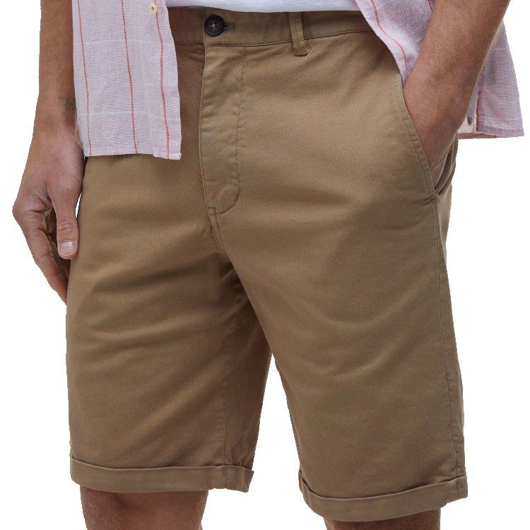 Barbour Washed Twill Chino Shorts - Stone - Image 5