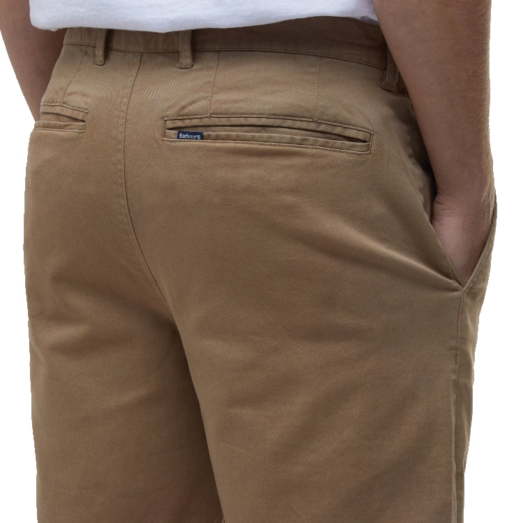 Barbour Washed Twill Chino Shorts - Stone - Image 6