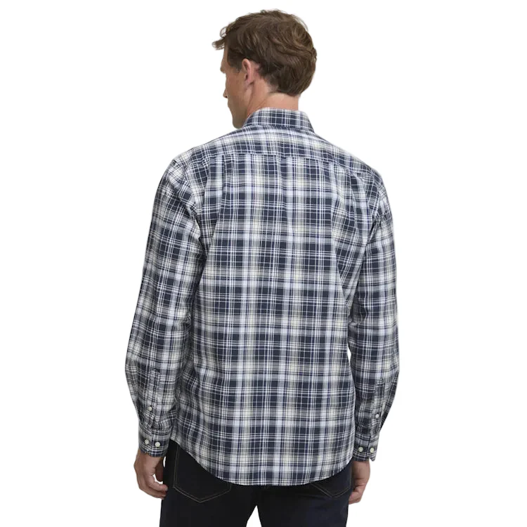 Barbour Witton Checked Regular Shirt - Navy - Image 2