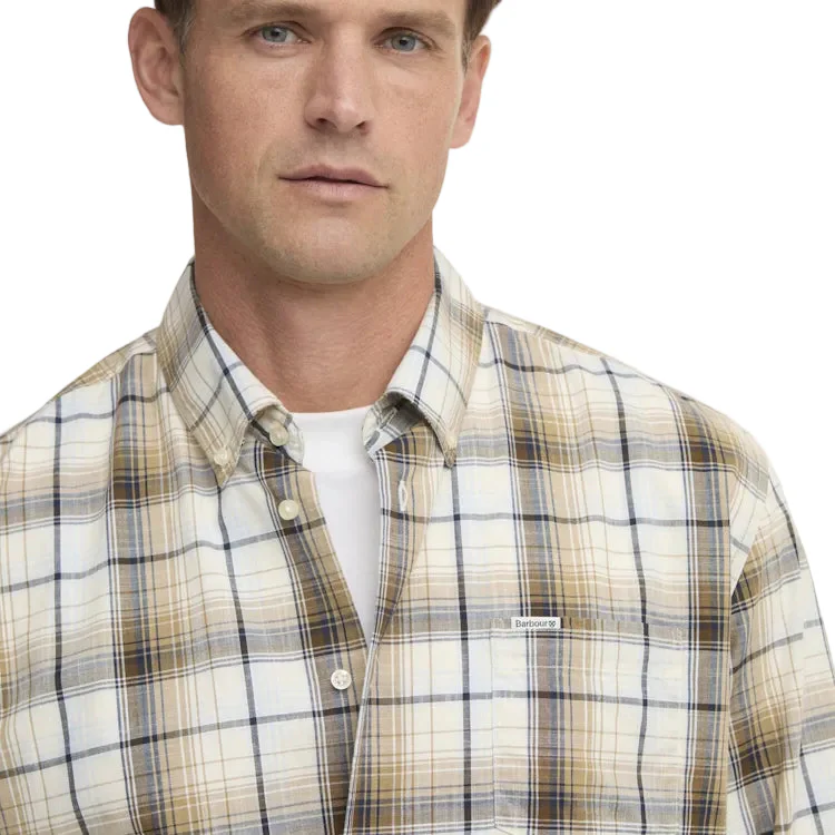 Barbour Witton Checked Regular Shirt - Whisper White - Image 5