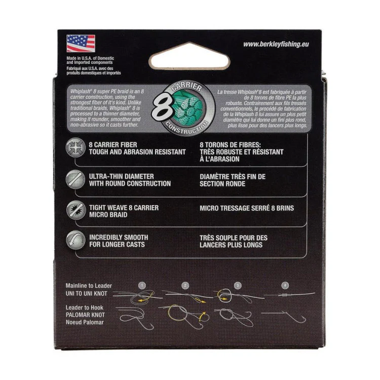 Berkley Whiplash 8 Braid - Moss Green - 150m - Image 3