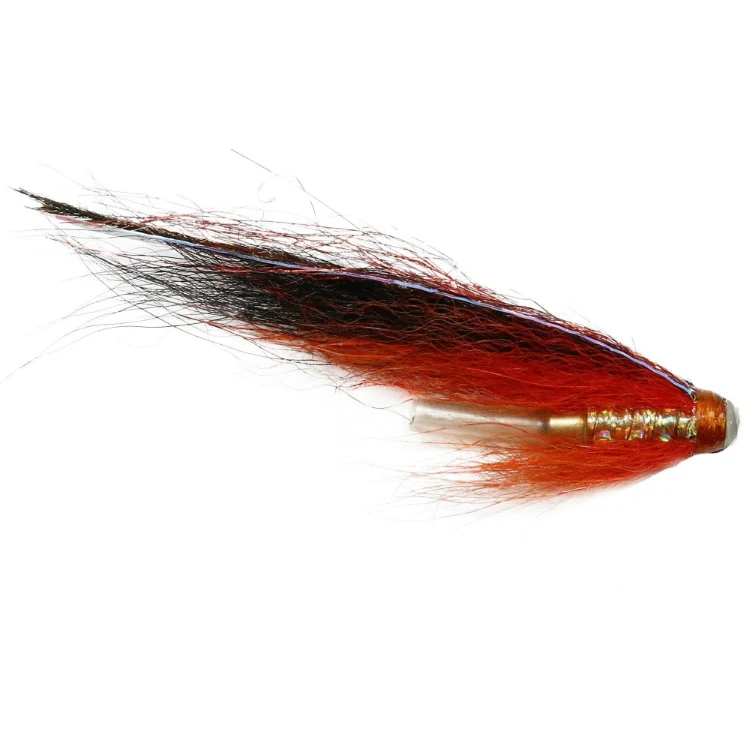 Black and Orange Bottle Tube Flies