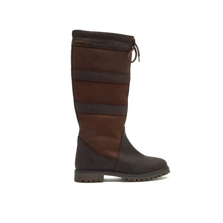 Chatham Ladies Kempton II Waterproof Leather Knee High Boots - Dark Brown - Image 2