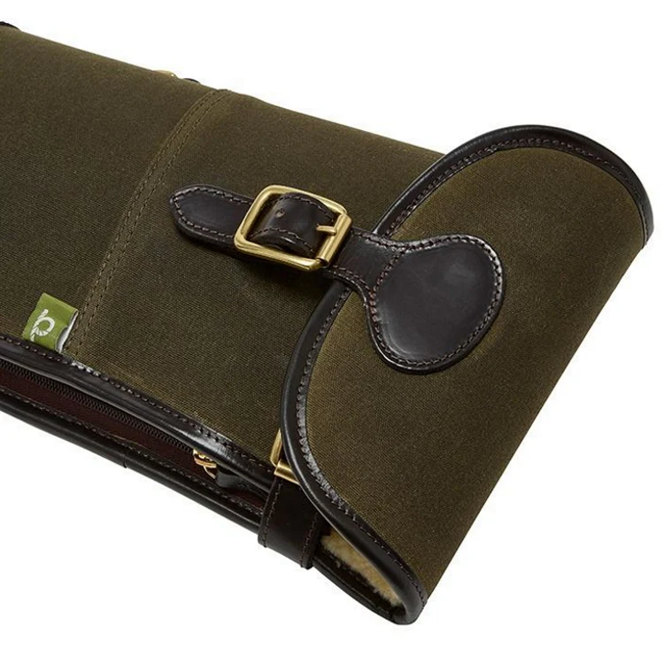 Chatham Waxed Canvas FBZ Gun Slip - Green/Dark Brown - Image 2