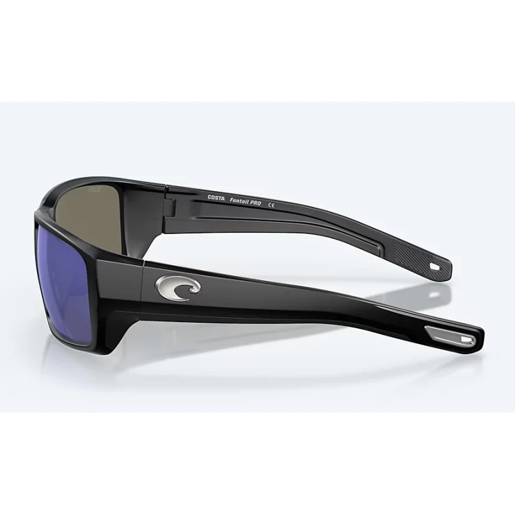 Costa Del Mar Fantail Pro Sunglasses - Matte Black Frame - Blue Mirror 580G Lens - Image 3