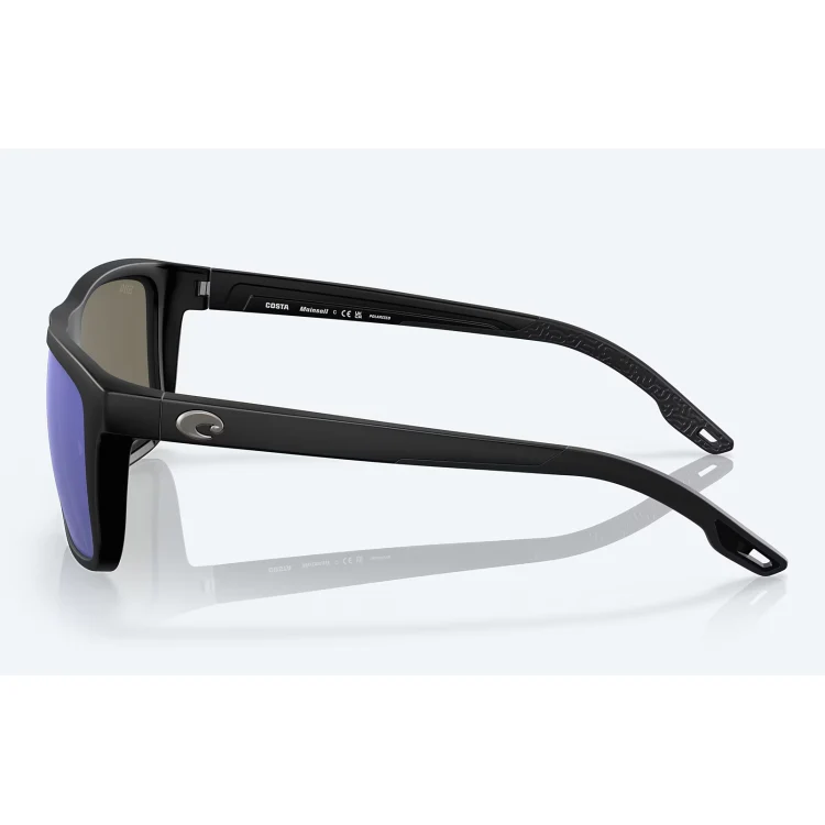 Costa Del Mar Mainsail Sunglasses - Matt Black Frame - Blue Mirror 580G Lens - Image 3