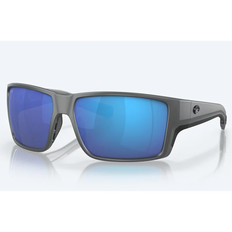 Costa Del Mar Reefton Pro Sunglasses - Matte Grey Frame - Blue Mirror 580G Lens - Image 2