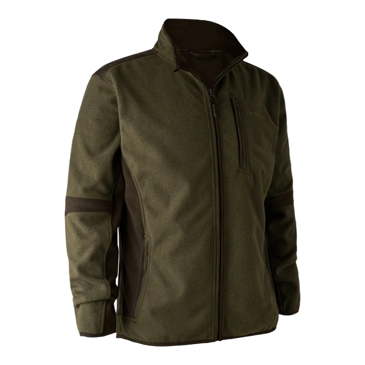 Deerhunter Gamekeeper Bonded Fleece Jacket - Graphite Green Melange - Image 4