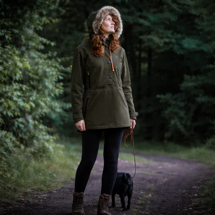 Deerhunter Ladies Gabby Smock - Peat - Image 3