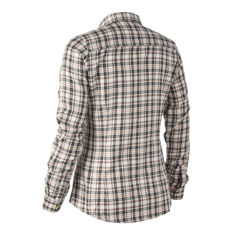 Deerhunter Ladies Julia Shirt - Blue Check - Image 3
