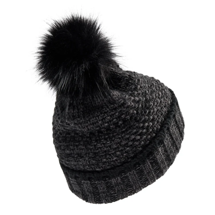 Deerhunter Ladies Knitted Hat - Black - Image 2