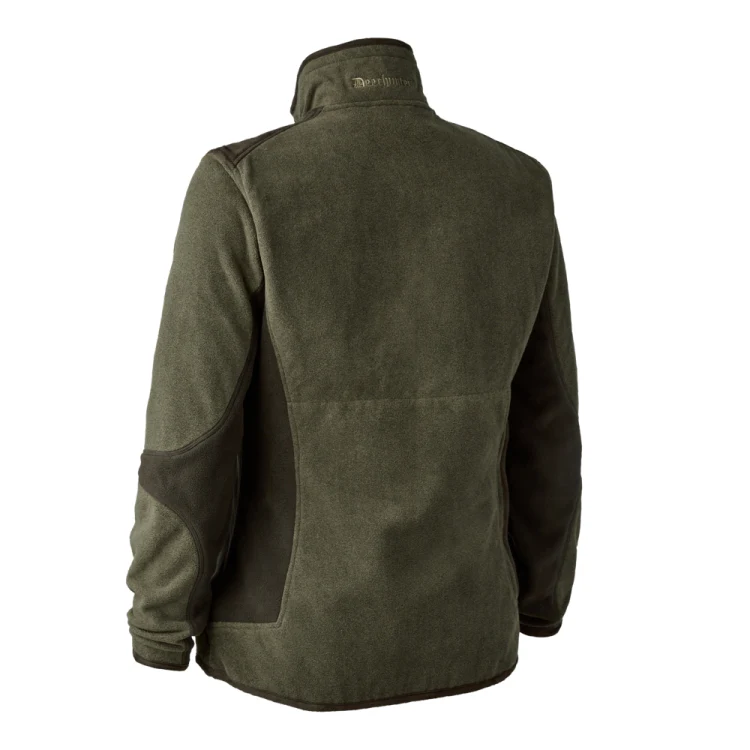 Deerhunter Ladies Pam Bonded Fleece Jacket - Graphite Green Melange - Image 2