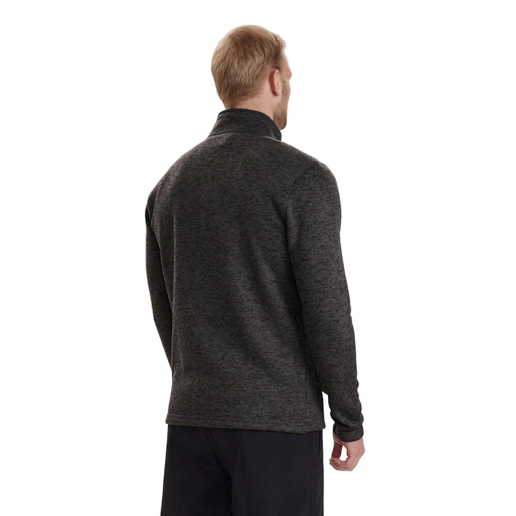 Deerhunter Sarek Knitted Jacket - Dark Grey Melange - Image 2
