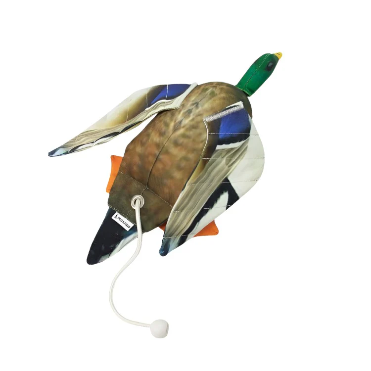 Dog and Field Mallard Dead Bird Dummy