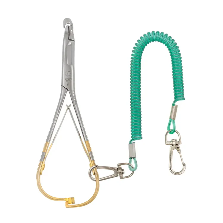 Dr. Slick Slick Release Mitten Scissor Clamp - 5in Gold Handles - 5mm ID Release Tube