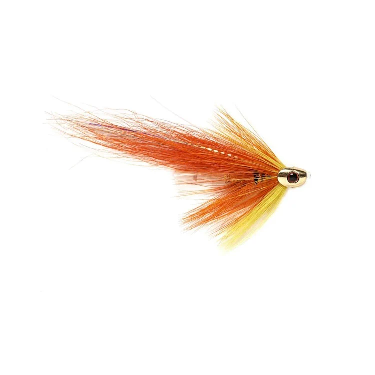 Flaming Gold Skullhead Fly