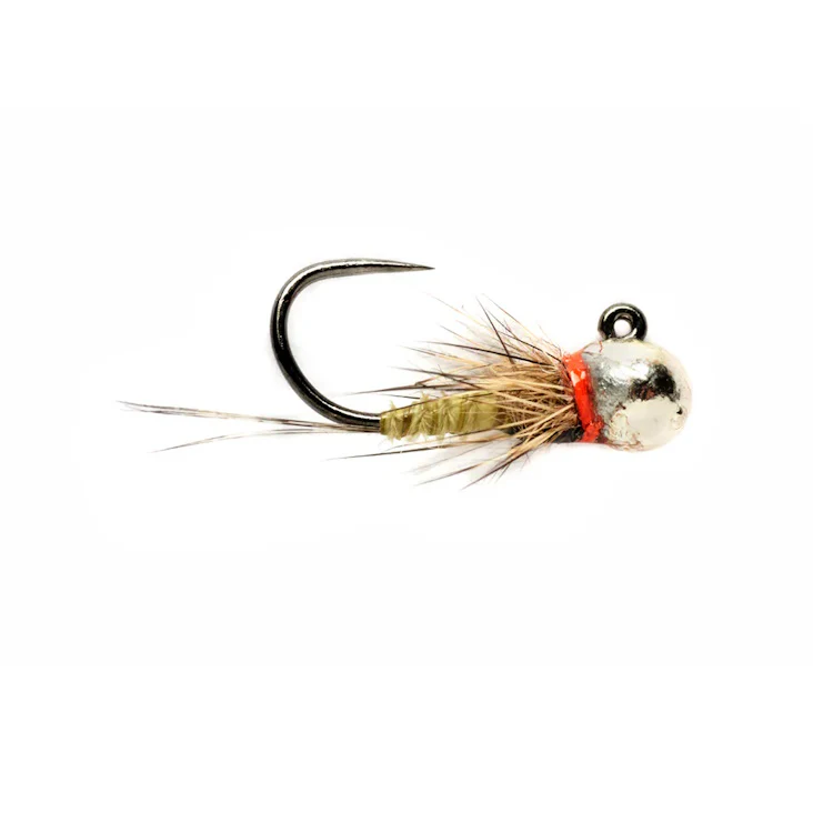 FMJ Light Olive Quill Barbless Flies