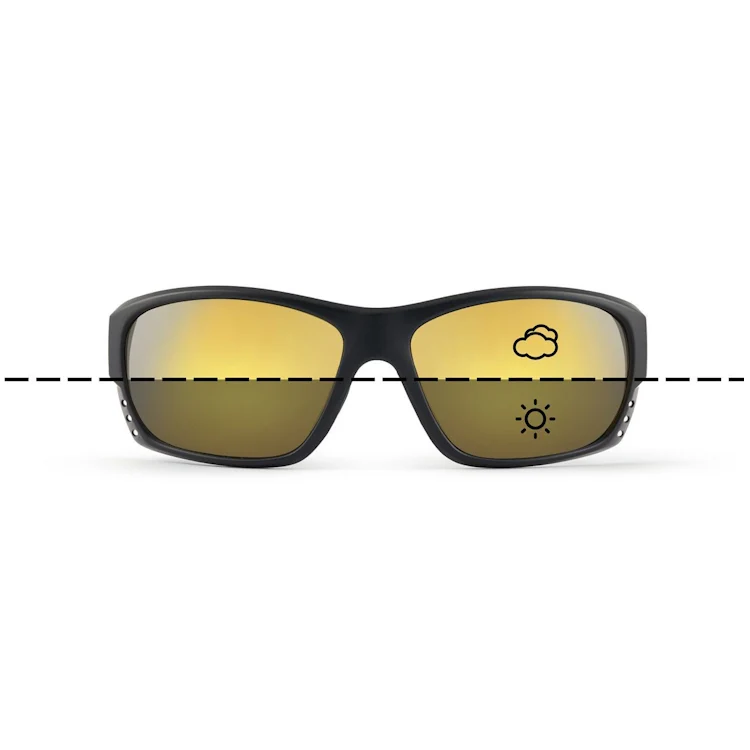 Fortis Finseeker Glass Switch Sunglasses - Amber Silver XBlok - Image 3