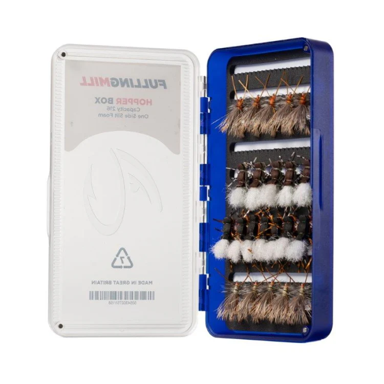 Fulling Mill Dry Fly/Hopper Box - Blue - Image 3
