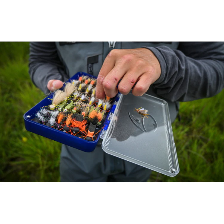 Fulling Mill Dry Fly/Hopper Box - Blue - Image 5