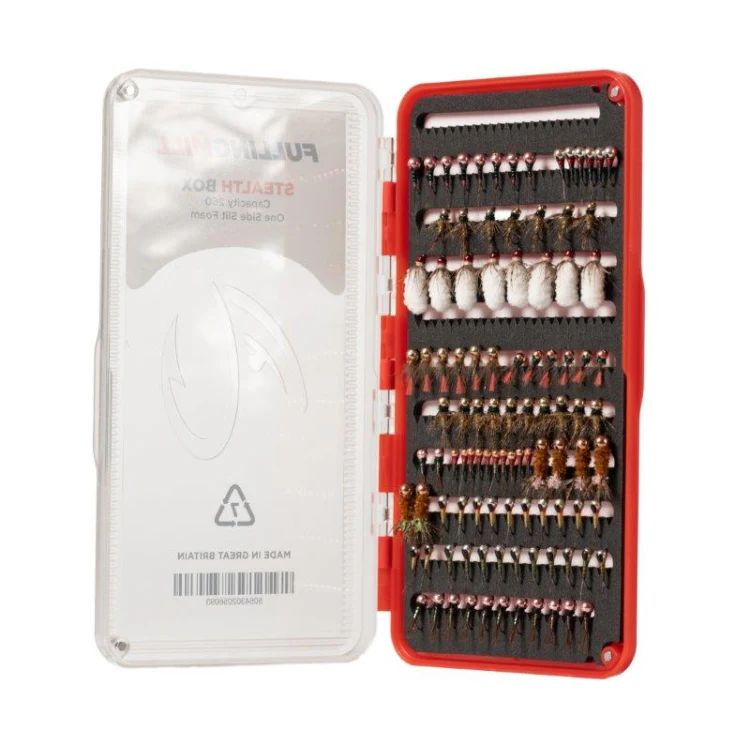 Fulling Mill Stealth Fly Box - Red - Image 2