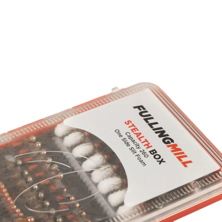 Fulling Mill Stealth Fly Box - Red - Image 3
