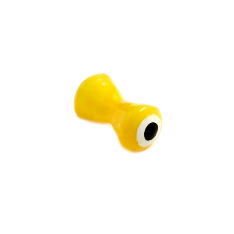 Fulling Mill Streamer Eye Tungsten - Hot Yellow