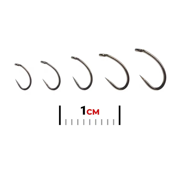 Fulling Mill Ultimate Dry Fly Black Nickel Barbless Hooks - Image 2