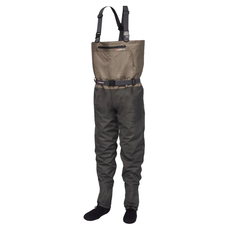 Greys Tail Breathable Stockingfoot Waders - Brown