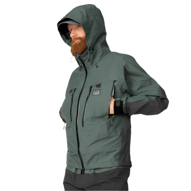 Guideline Alta NGx Wading Jacket - Algae Green/Graphite - Image 2