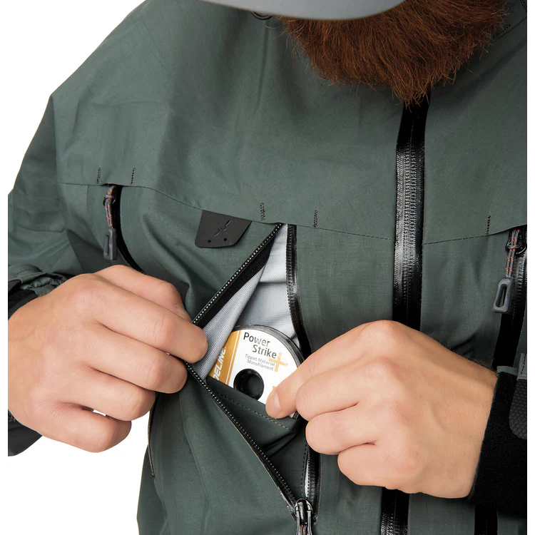 Guideline Alta NGx Wading Jacket - Algae Green/Graphite - Image 7